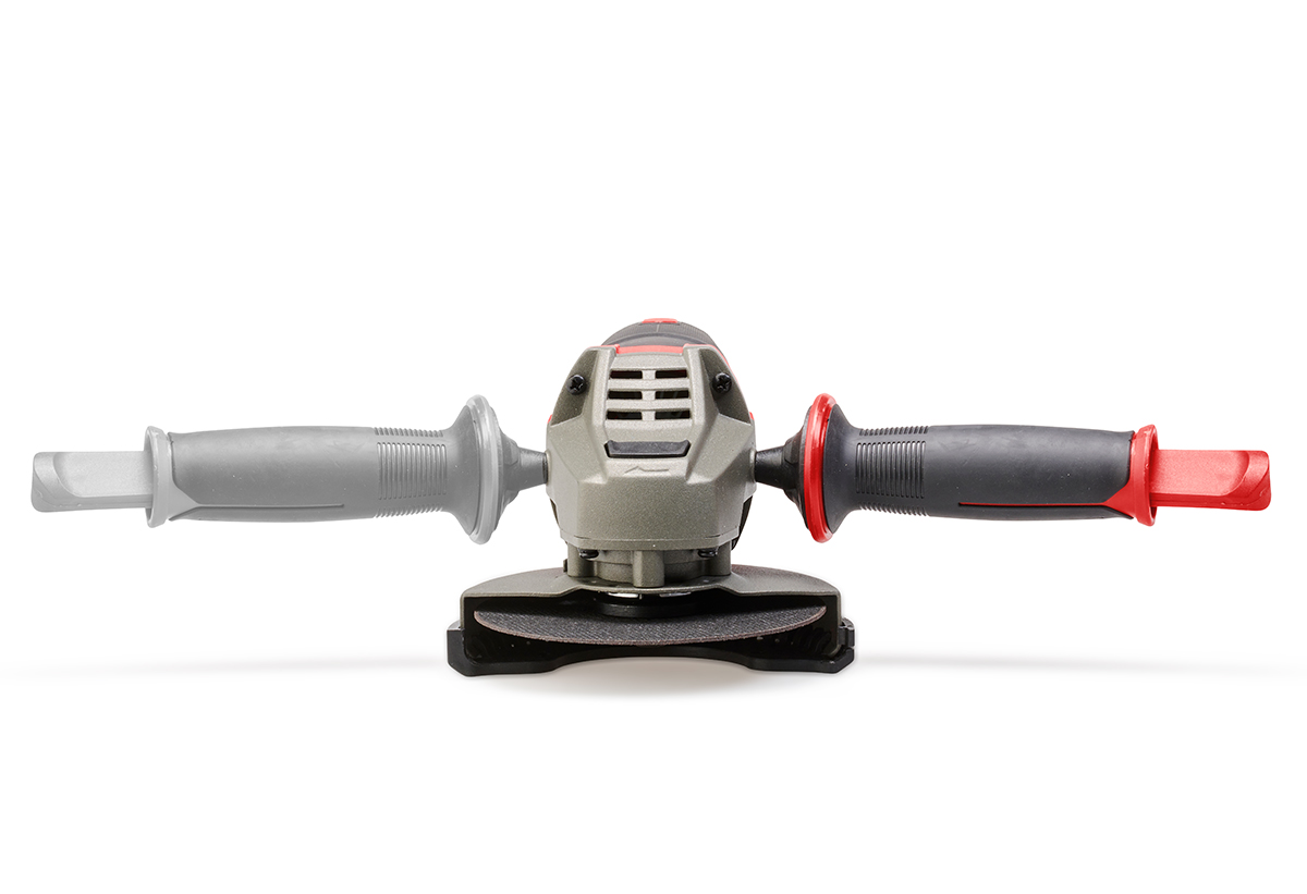 Απεικονίζεται η μπροστινή όψη του τροχού με δυο λαβές.